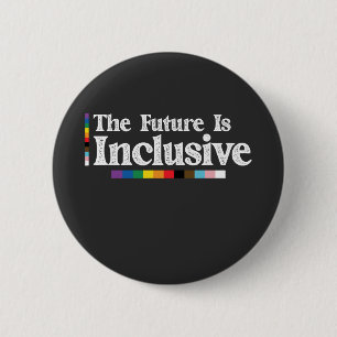 LGBT Pride De Toekomst Is Inclusief Homoseksueel L Ronde Button 5,7 Cm