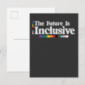 LGBT Pride: de toekomst is inclusief lesbiennes Uitnodiging Briefkaart (Voorkant / Achterkant)