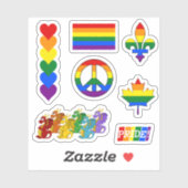 LGBT Pride Design III Sticker (Vel)