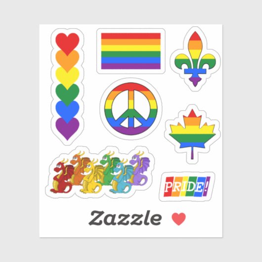 LGBT Pride Design III Sticker (Vel)