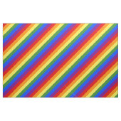 LGBT Pride diagonaal regenboogstrips Stof (Fat Quarter)