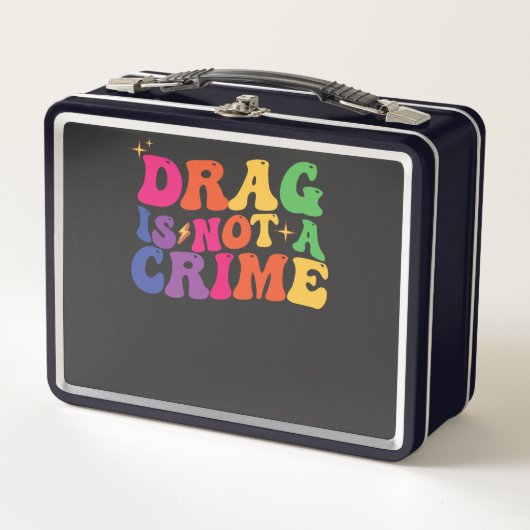 LGBT Pride DRAG IS NIET EEN MISDAAD Steun (Voorkant)