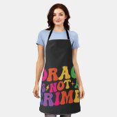 LGBT Pride DRAG IS NIET EEN MISDAAD Steun Schort (Gedragen)