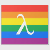 LGBT Pride en Activism Lambda Cadeaupapier (Vlak)