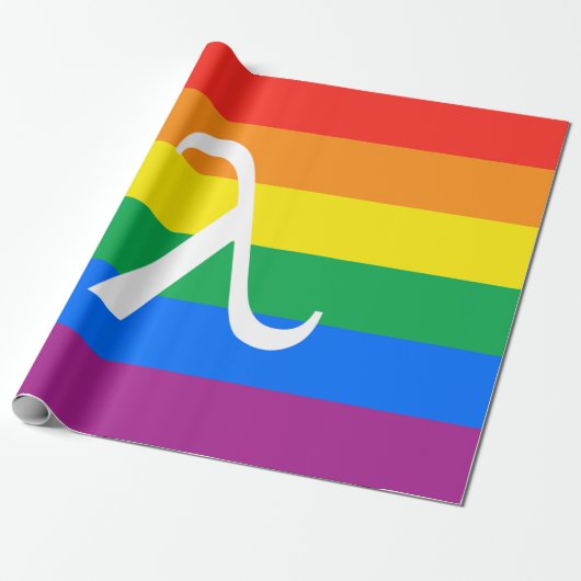 LGBT Pride en Activism Lambda Cadeaupapier (Uitgerold)