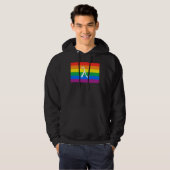 LGBT Pride en Activism Lambda Hoodie (Voorkant volledig)
