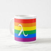 LGBT Pride en Activism Lambda Koffiemok (Voorkant links)