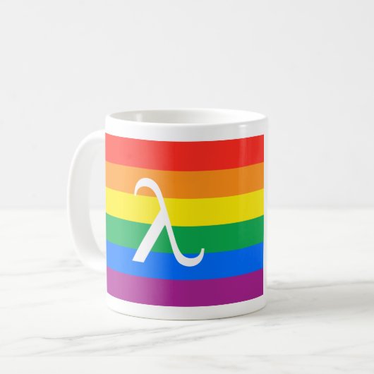 LGBT Pride en Activism Lambda Koffiemok (Voorkant links)
