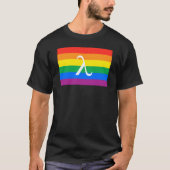 LGBT Pride en Activism Lambda T-shirt (Voorkant)
