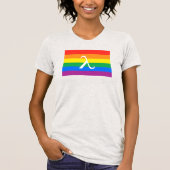 LGBT Pride en Activism Lambda T-shirt (Voorkant)