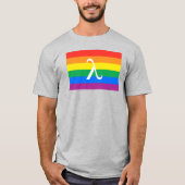 LGBT Pride en Activism Lambda T-shirt (Voorkant)