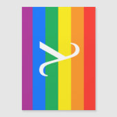 LGBT Pride en Activisme Lambda Magnetische Uitnodiging (Voorkant)