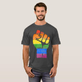 LGBT Pride en Macht T-shirt (Voorkant volledig)