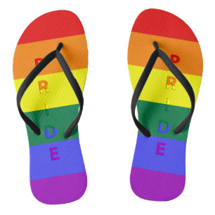 LGBT Pride en Rainbow Pride Flag volwassen Teensli Teenslippers