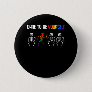 LGBT Pride Equal Rights Colorful Rainbow Ronde Button 5,7 Cm
