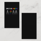 LGBT Pride Equal Rights Colorful Rainbow Visitekaartje (Voorkant / Achterkant)