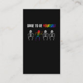 LGBT Pride Equal Rights Colorful Rainbow Visitekaartje (Voorkant)