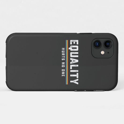 LGBT Pride Equality Hurts No Gay Lesbian Case-Mate iPhone Case (Achterkant (horizontaal))