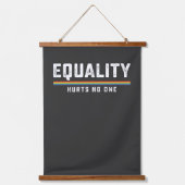 LGBT Pride Equality Hurts No Gay Lesbian Hangend Wandkleed (Voorkant)