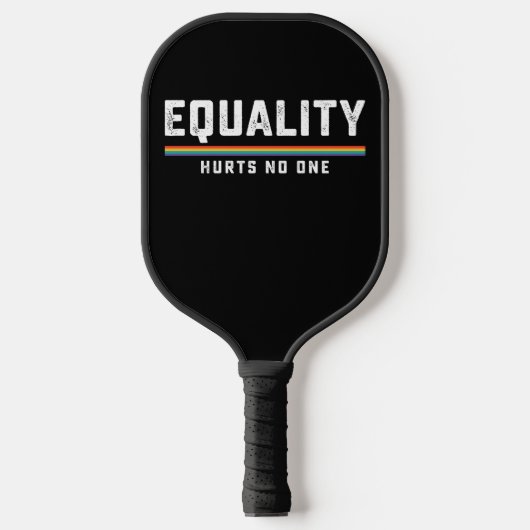 LGBT Pride Equality Hurts No Gay Lesbian Pickleball Paddle (Voorkant)