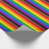 LGBT Pride Flag 8-Stripes Cadeaupapier (Hoek)