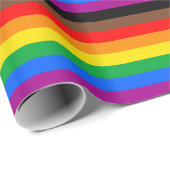 LGBT Pride Flag 8-Stripes Cadeaupapier (Rol Hoek)