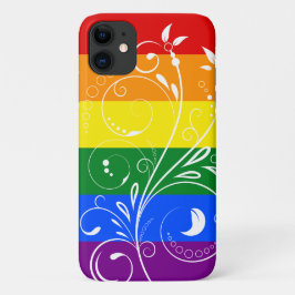 LGBT Pride Flag Floral Bloom Case-Mate iPhone Case