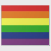 LGBT Pride Flag Rainbow Gift Wrap Cadeaupapier (Vlak)