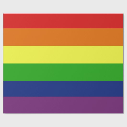 LGBT Pride Flag Rainbow Gift Wrap Cadeaupapier (Vlak)