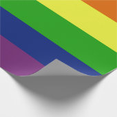 LGBT Pride Flag Rainbow Gift Wrap Cadeaupapier (Hoek)