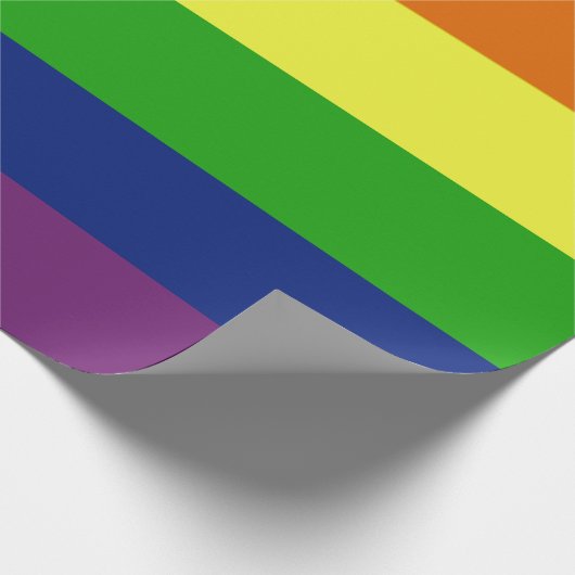 LGBT Pride Flag Rainbow Gift Wrap Cadeaupapier (Hoek)