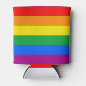 LGBT Pride Flag/Regenboogvlag Blikjeskoeler (Voorkant)