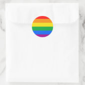 LGBT Pride Flag/Regenboogvlag Ronde Sticker (Tas)