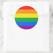 LGBT Pride Flag/Regenboogvlag Ronde Sticker (Tas)