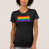 LGBT Pride Flag/Regenboogvlag T-shirt (Voorkant)