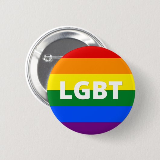 LGBT Pride Flag Ronde Button 5,7 Cm (Voorkant /achterkant)