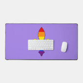 LGBT-pride fleur-de-lis Bureaumat (Keyboard & Muis)