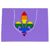 LGBT-pride fleur-de-lis Groot Cadeauzakje (Voorkant)