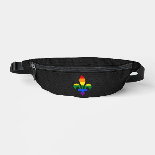 LGBT pride fleur-de-lis  Heuptasje (Voorkant)