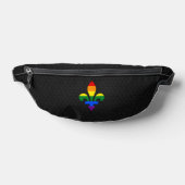 LGBT pride fleur-de-lis  Heuptasje (Liggend)