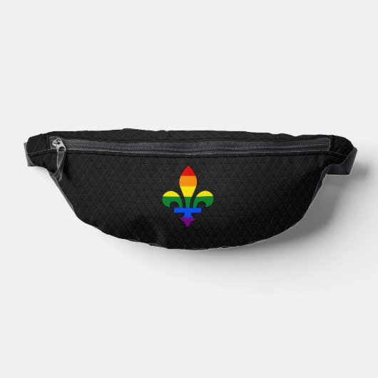 LGBT pride fleur-de-lis  Heuptasje (Liggend)