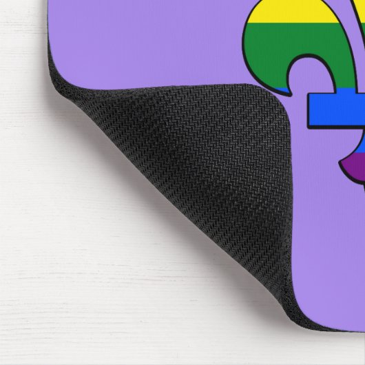 LGBT-pride fleur-de-lis Muismat (Hoek)