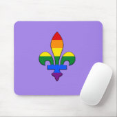 LGBT-pride fleur-de-lis Muismat (Met muis)