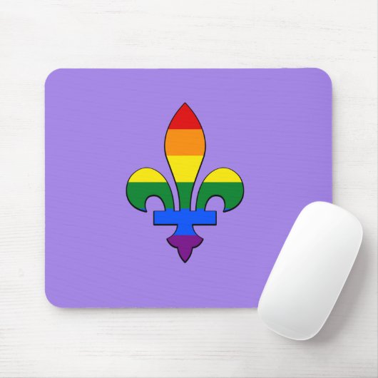 LGBT-pride fleur-de-lis Muismat (Met muis)