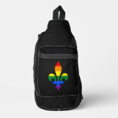 LGBT pride fleur-de-lis  Sling Bag (Voorkant)