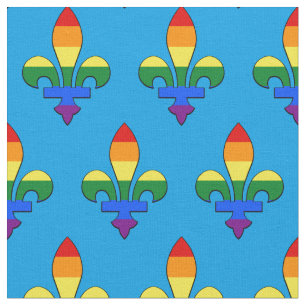 LGBT-pride fleur-de-lis Stof