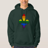 LGBT pride fleur-de-lis Sweatshirt (Voorkant)