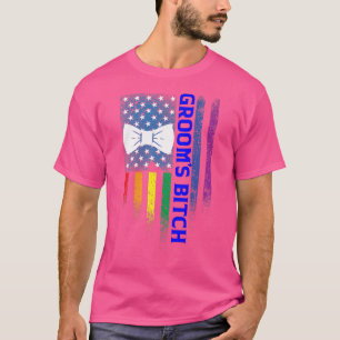 Lgbt Pride Gay Bachelor Party Engagement1353 T-shirt