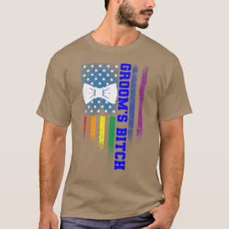 Lgbt Pride Gay Bachelor Party Engagement 1346  T-shirt