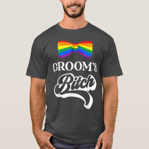 LGBT Pride Gay Bachelor Party Grooms Verloving T-shirt